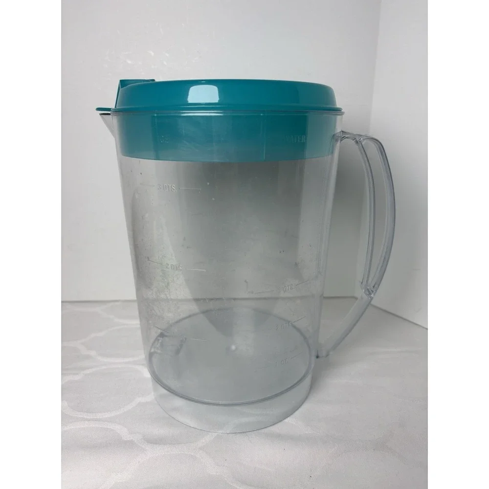 Mr Coffee Iced Tea Maker Model TM3 TM3.5 Replacement 3-Qt Pitcher Turquoise Lid